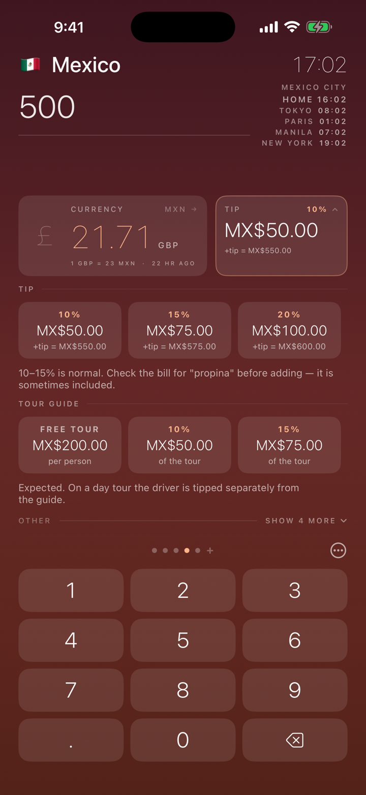 What to tip here, and whether service is already on the bill.