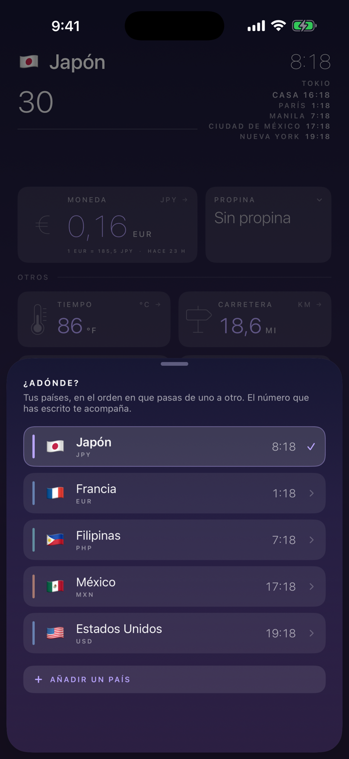 152 países, cada uno con su propio color.