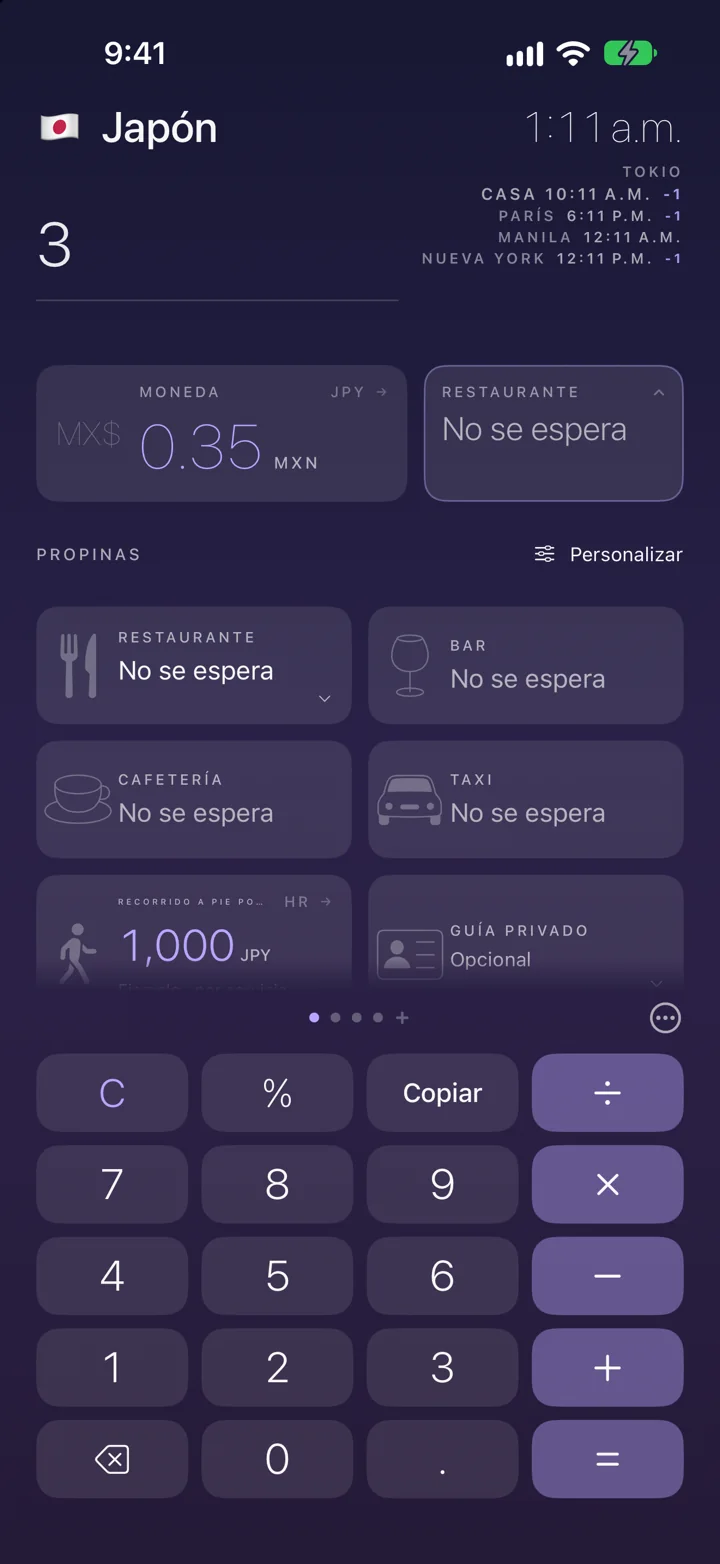 Cuánto dar de propina aquí, y si el servicio ya viene en la cuenta.