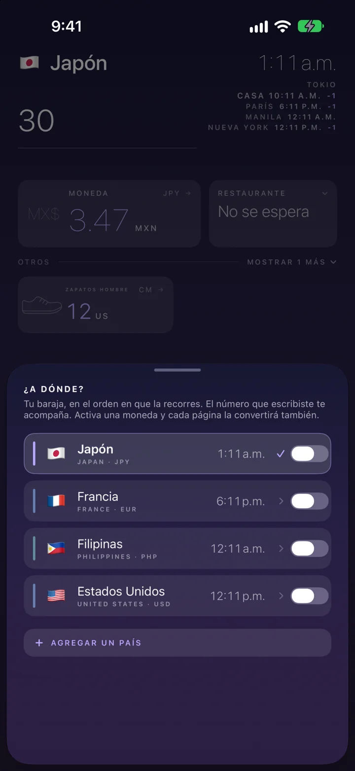 152 países, cada uno con su propio color.