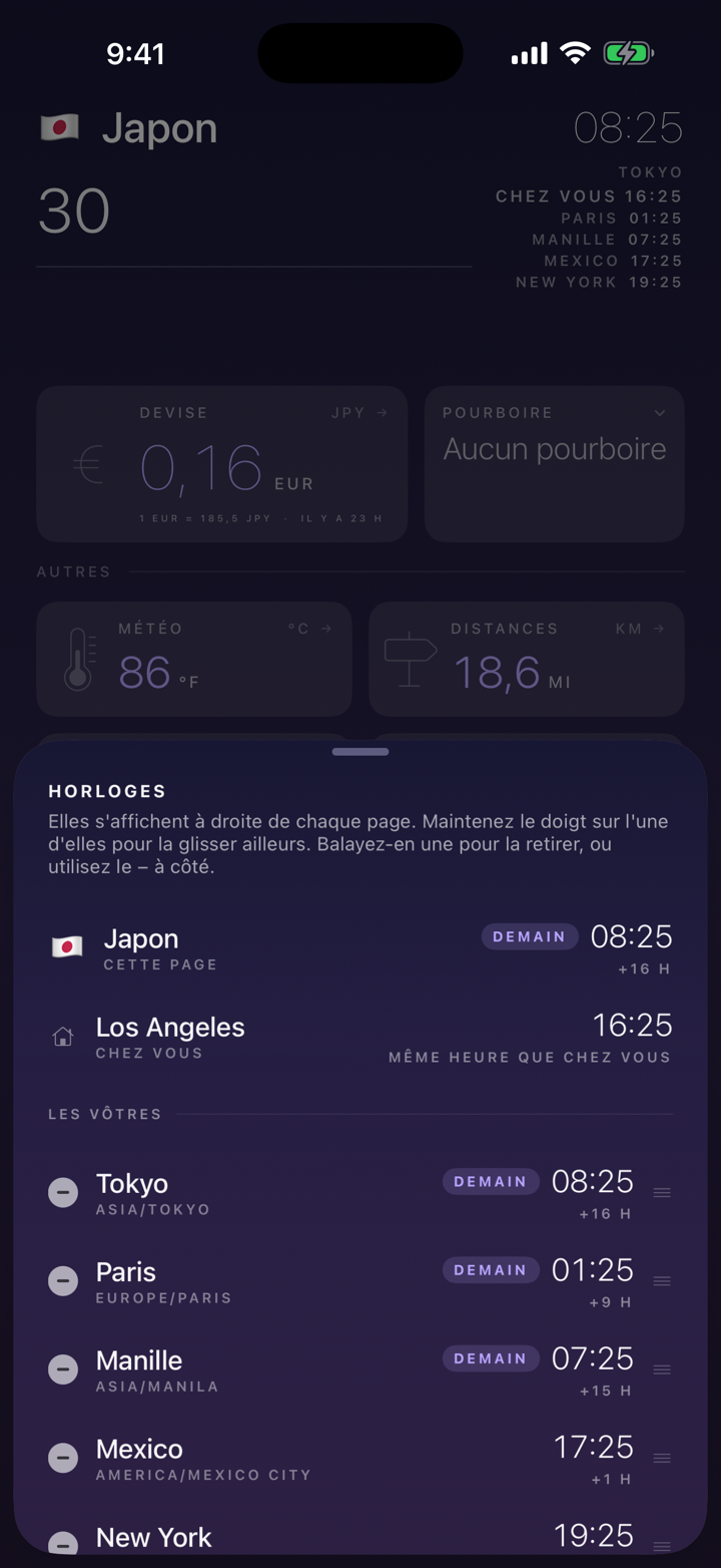 Ici et chez vous, avec le décalage de jour.