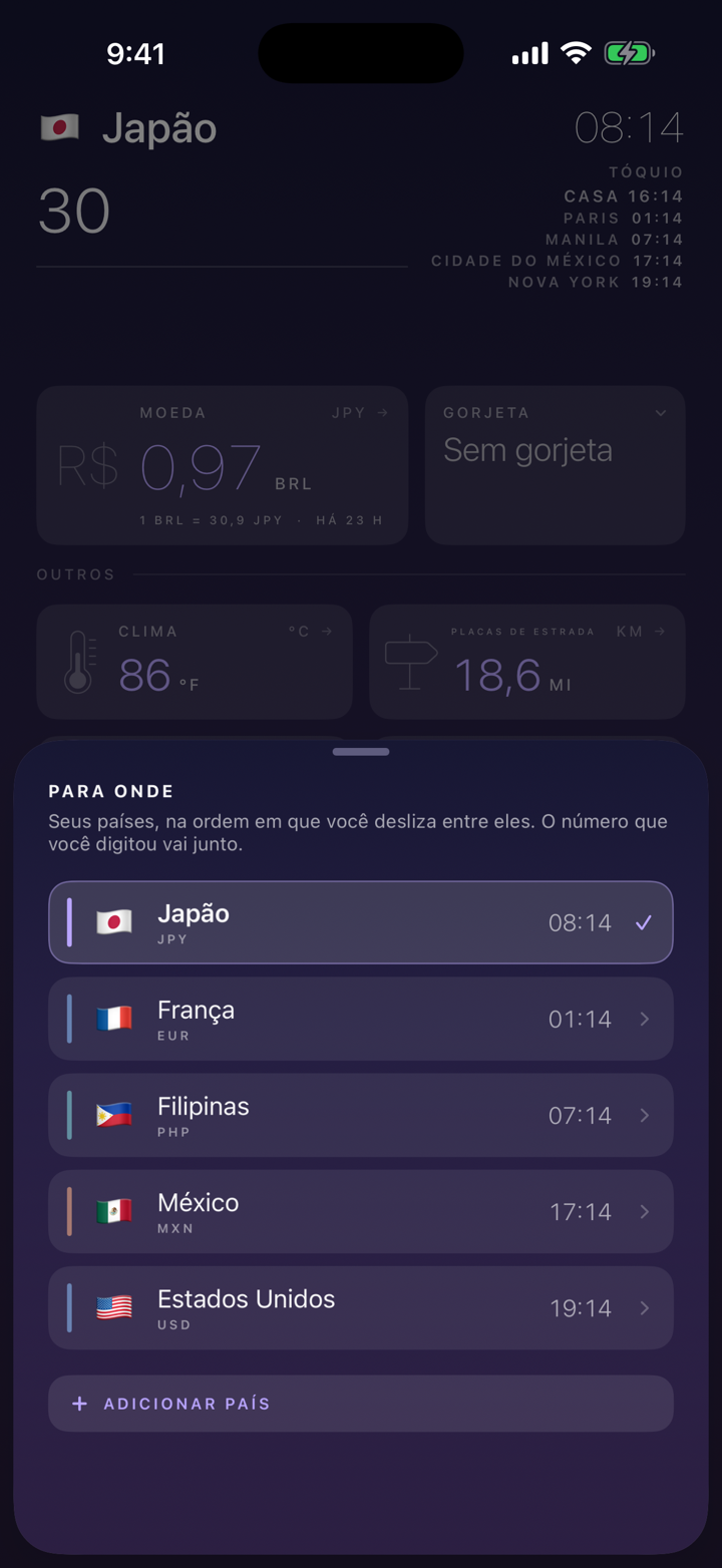 152 países, cada um com sua própria cor.