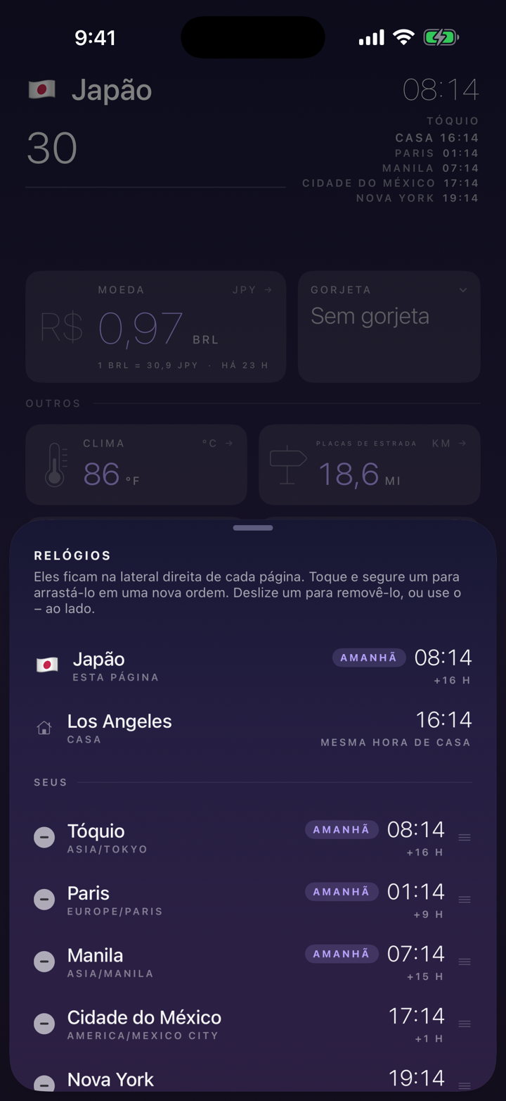 Aqui e em casa, com a diferença de dia.